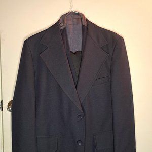 Charcoal Black JC Penny's 3 Piece Suit